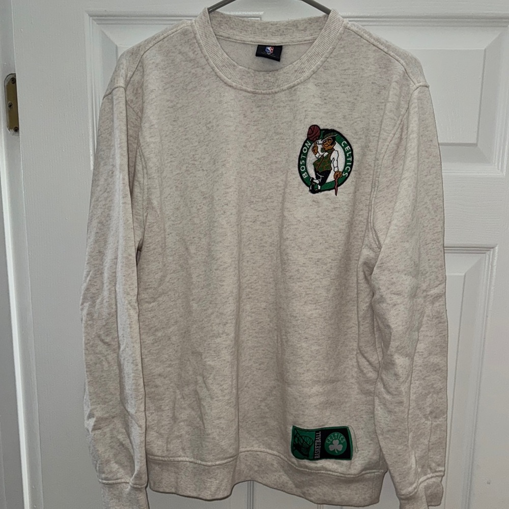 Gray Boston Celtics Womens Sweater